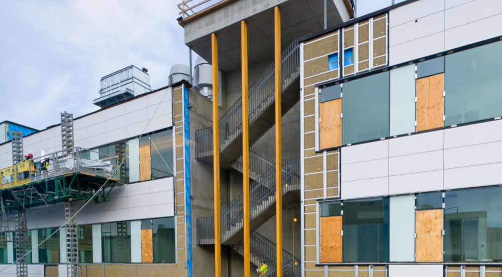 Le bâtiment CIRS en construction