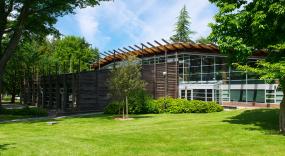 The First Nations Longhouse was another UBC heavy timber building that was part of the Embodied Carbon Pilot.